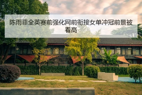 陈雨菲全英赛前强化网前衔接女单冲冠前景被看高